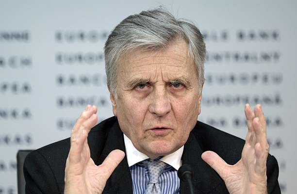 Guvernér Evropské centrální banky Jean-Claude Trichet. Guvernér Evropské centrální banky Jean-Claude Trichet.