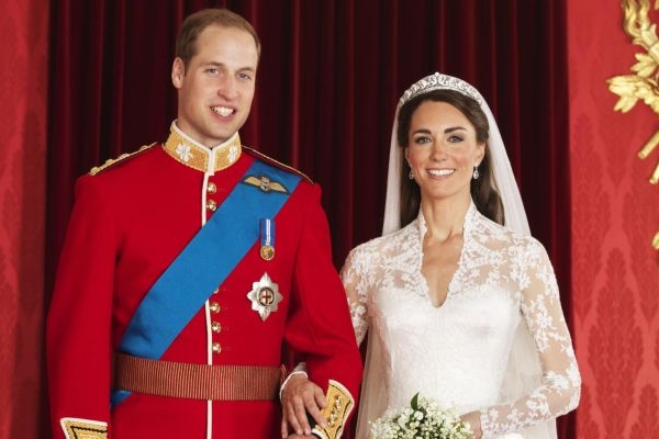 Princ William a Kate Middletonová.