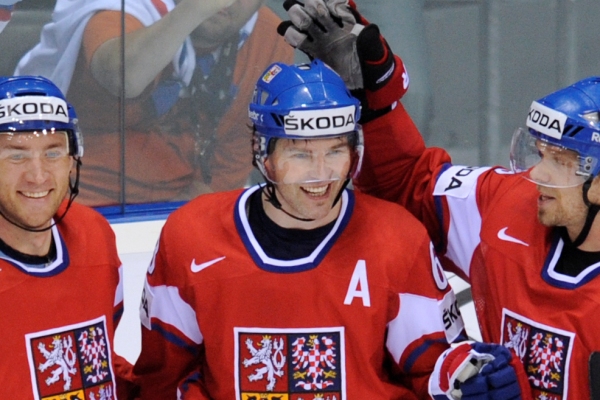 Jaromír Jágr si středeční odpoledne v Bratislavě opravdu užil.