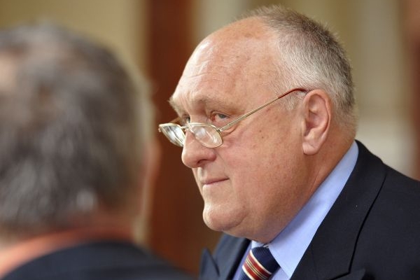 Bývalý agent StB Pavel Minařík před soudem.