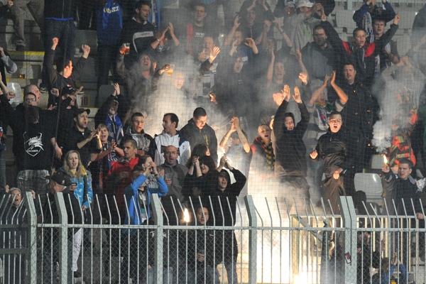 Fotbaloví fanoušci - ilustrační foto.