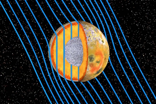 Důkazy o oceánu roztaveného magmatu přineslo měření magnetického pole měsíce Io. Důkazy o oceánu roztaveného magmatu přineslo měření magnetického pole měsíce Io.