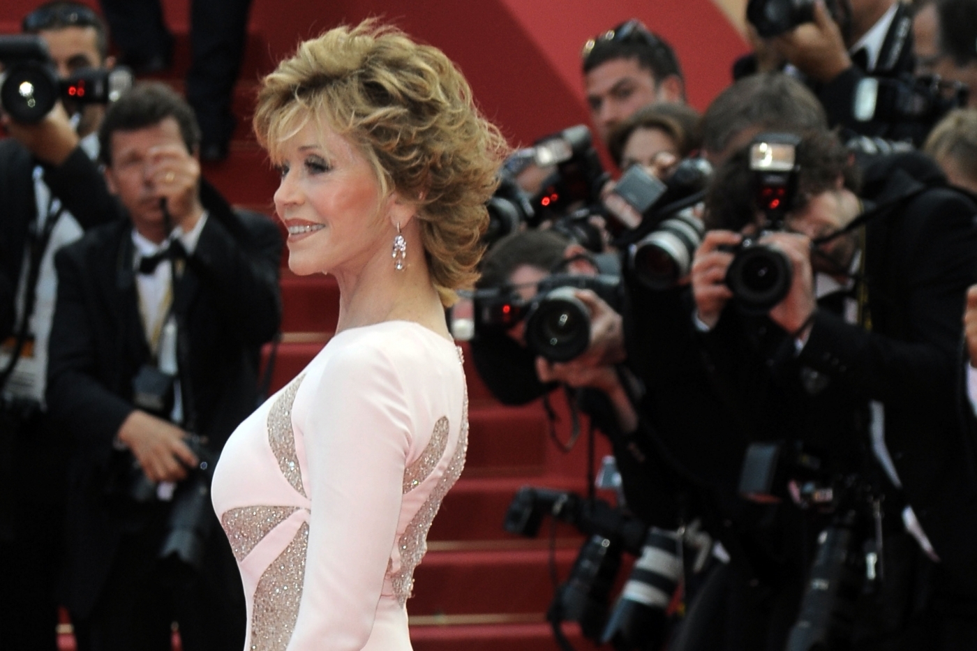 Stále přitažlivá. Jane Fondová v Cannes.