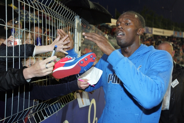 Usain Bolt na loňské Zlaté tretře. Usain Bolt na loňské Zlaté tretře.