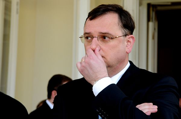 Premiér Petr Nečas.