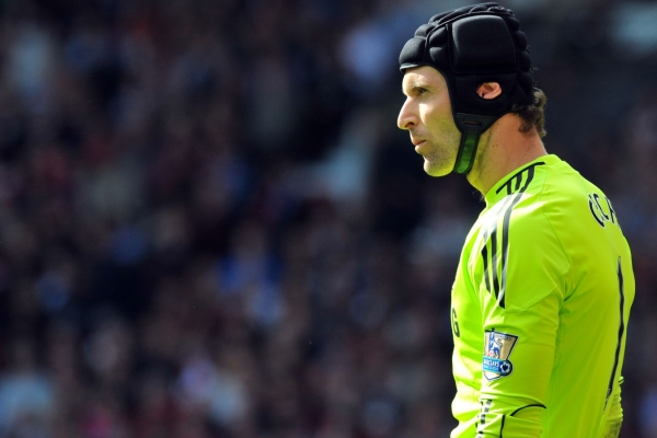 Petr Čech v dresu Chelsea. Petr Čech v dresu Chelsea.