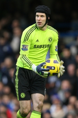 Petr Čech v dresu Chelsea.
