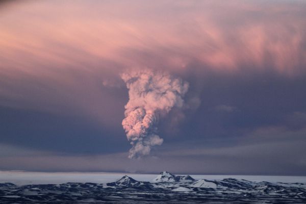 Sopka Grímsvötn.