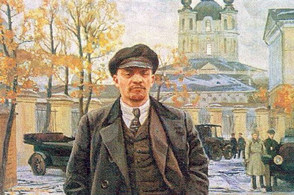 Lenin na malbě Isaaka Brodského.