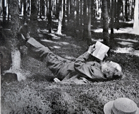 Jaroslav Vrchlický ještě před mozkovou mrtvicí, tedy před rokem 1908. 