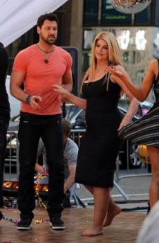 Kirstie Alleyová a Maksim Chmerkovskiy.