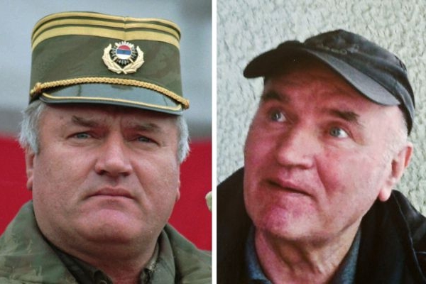 Fotografie Mladiče z doby před zatčením a po něm. Fotografie Mladiče z doby před zatčením a po něm.