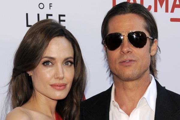 Angelina Jolie a Brad Pitt.