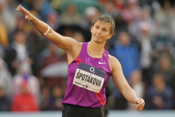 Oštěpařka Barbora Špotáková. Oštěpařka Barbora Špotáková.