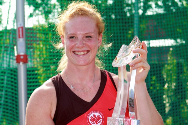Vítězka Betty Heidlerová z Německa. Vítězka Betty Heidlerová z Německa.