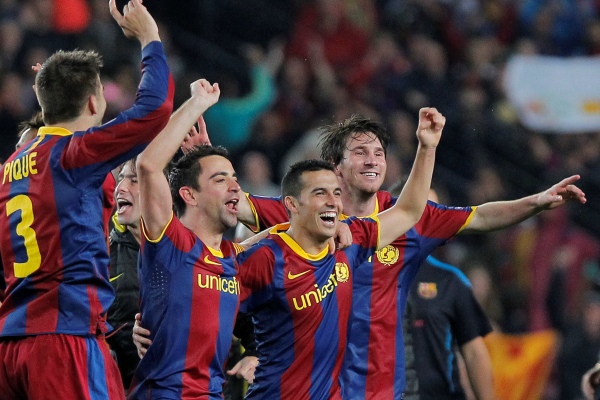 Fotbalisté Barcelony. Fotbalisté Barcelony.