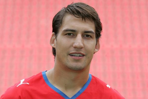 Fotbalista Rudolf Skácel.
