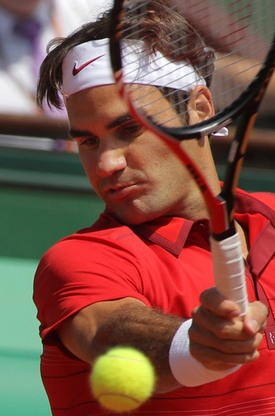 Roger Federer je na French Open ve výborné formě.