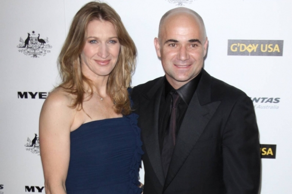 Andre Agassi s manželkou Steffi Grafovou.