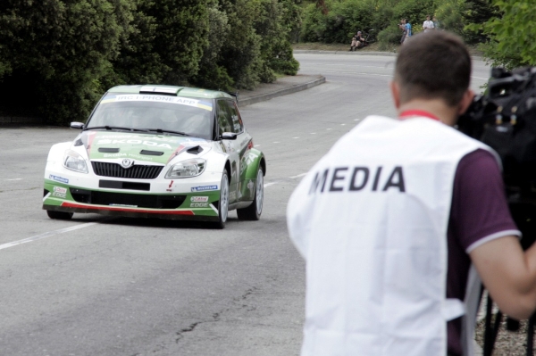 Jan Kopecký na Jalta rallye.
