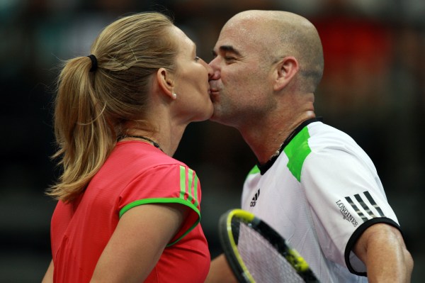 Andre Agassi a Steffi Grafová pobavili Prahu.