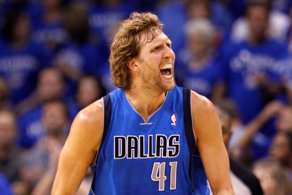 Dirk Nowitzki někdy připomíná na hřišti ďábla.