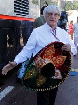 Šéf formule 1 Bernie Ecclestone.