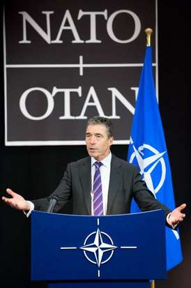 Rasmussen, generální tajemník NATO.
