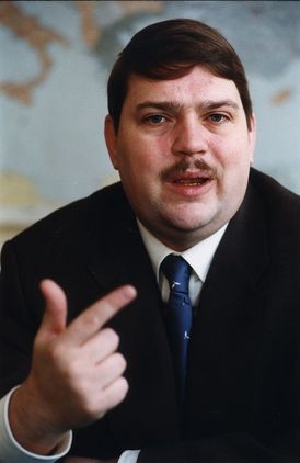 Nejvyšší představitel sudetských Němců Bernd Posselt.