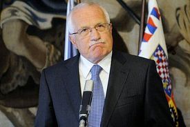 Prezident Václav Klaus.