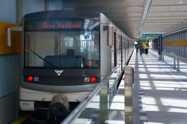 Pražské metro.