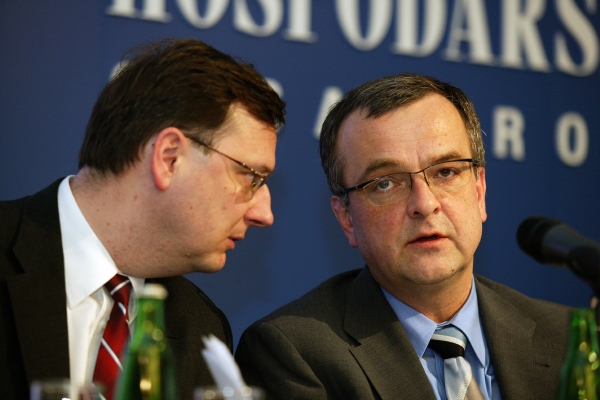 Petr Nečas a Miroslav Kalousek.