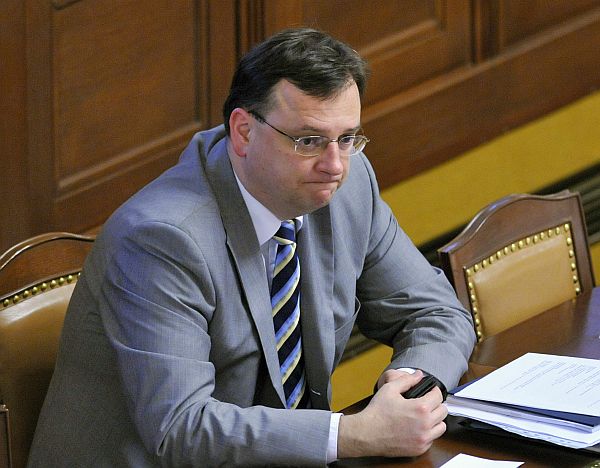 Premiér Petr Nečas.