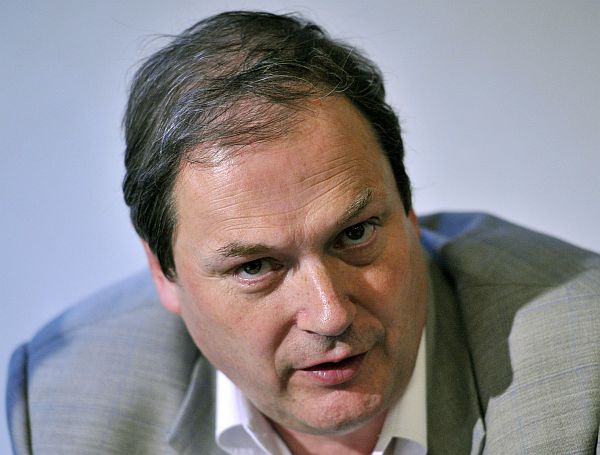 Předseda Odborového sdružení železničářů Jaroslav Pejša.