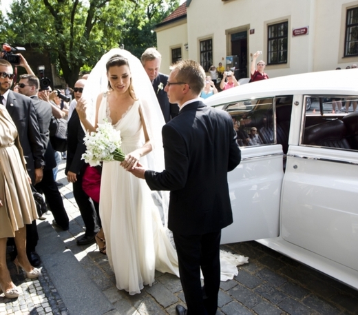 Šeredová a Buffon se vzali po šestileté známosti.