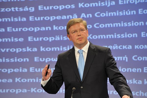 Český eurokomisař Füle.