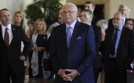 Prezident Václav Klaus.
