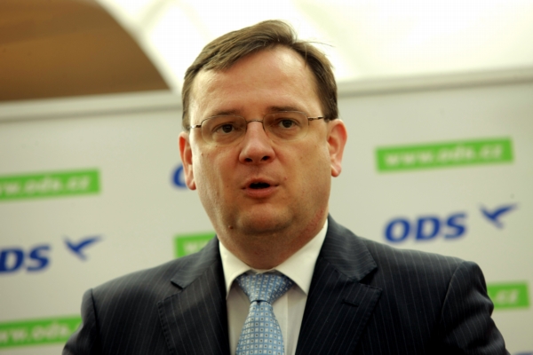 Premiér Petr Nečas. Premiér Petr Nečas.