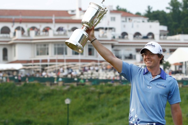 Vycházející golfová hvězda Rory McIlroy.