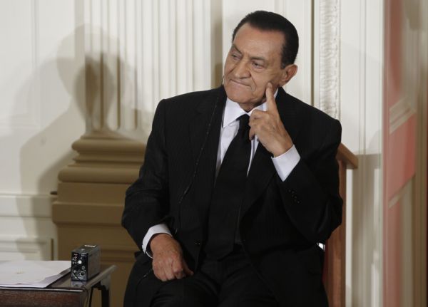 Bývalý egyptský prezident Husní Mubarak. 