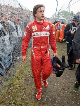 Jednička Ferrari Fernando Alonso.