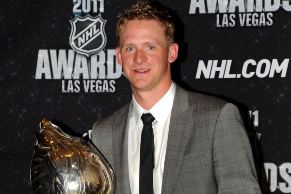 Corey Perry, nejužitečnější hráč NHL. Corey Perry, nejužitečnější hráč NHL.