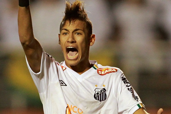 Talentovaný Brazilec Neymar. Talentovaný Brazilec Neymar.