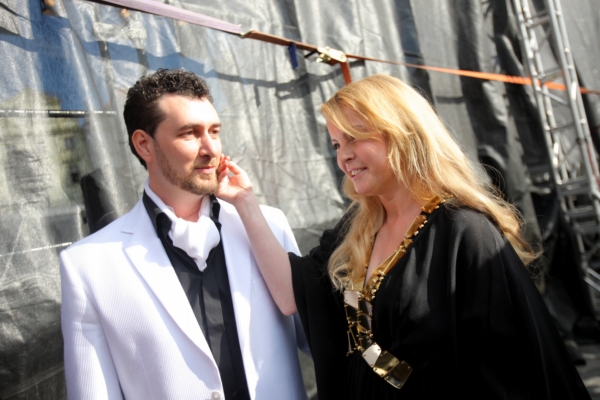 Iveta Bartošová s milencem Domenikem Martuccim. 