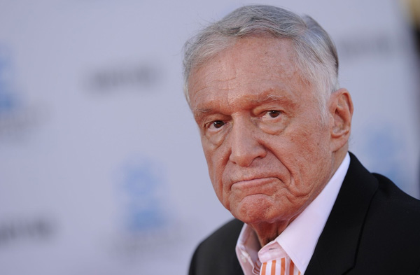 Zakladatel časopisu Playboy Hugh Hefner. Zakladatel časopisu Playboy Hugh Hefner.