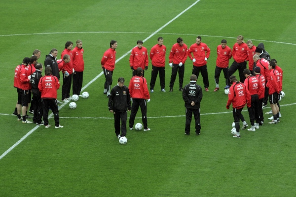 Fotbalová reprezentace (ilustrační foto).