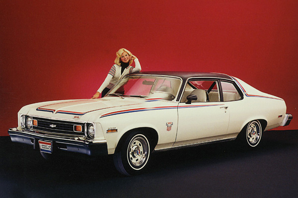 Chevrolet Nova "Spirit of America" z roku 1974.