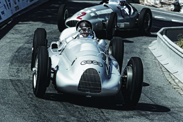 Auto Union Type D, v němž se v Goodwoodu objeví bývalý pilot F1 Hans-Joachim Stuck. 