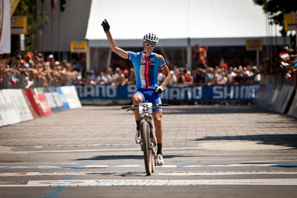Biker Jaroslav Kulhavý.