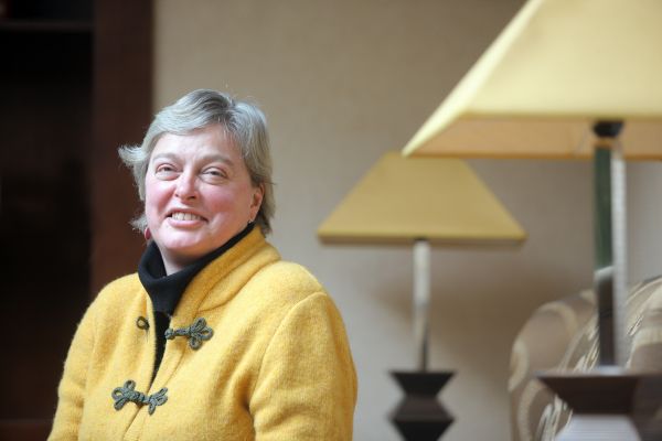 Walburga Habsburg Douglas při rozhovoru s TÝDNEM.
